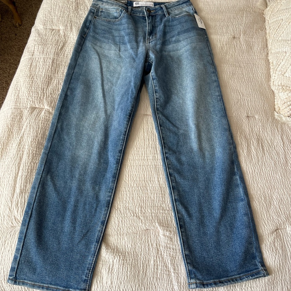 NWT RSQ Boyfriend Style High Rise Straight Leg Jean